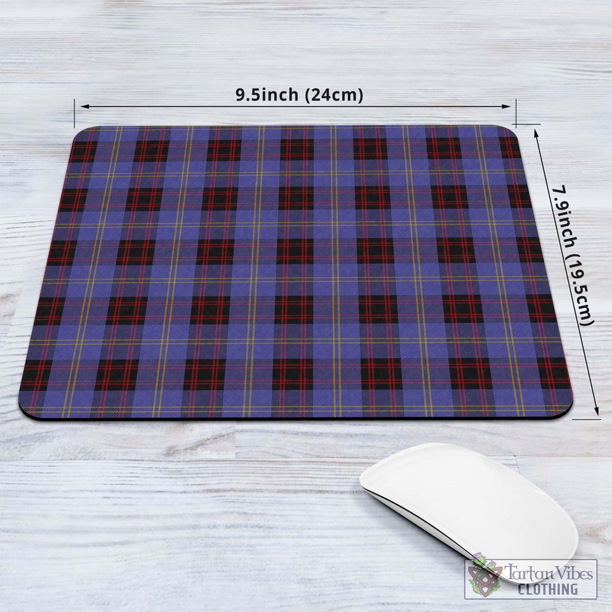 Tartan Vibes Clothing Rutherford Tartan Mouse Pad