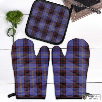 Rutherford Tartan Combo Oven Mitt & Pot-Holder Combo 1 Oven Mitt & 1 Pot-Holder Black - Tartan Vibes Clothing
