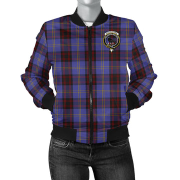 Rutherford Tartan Bomber Jacket with Family Crest