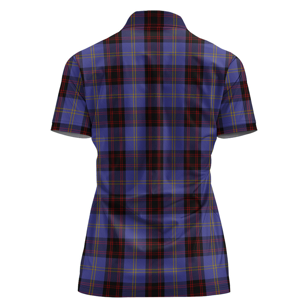 rutherford-tartan-polo-shirt-with-family-crest-for-women