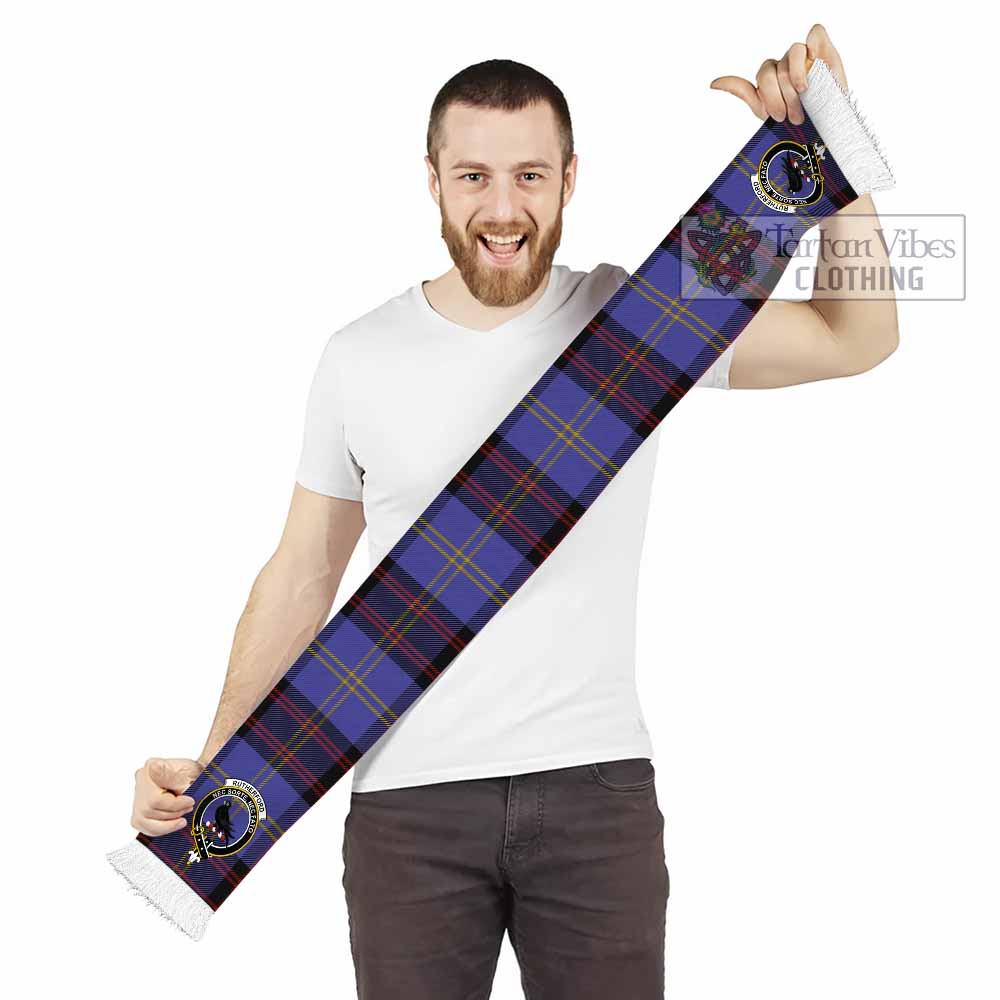Tartan Vibes Clothing Rutherford Tartan Ruffneck Scarf with Family Crest