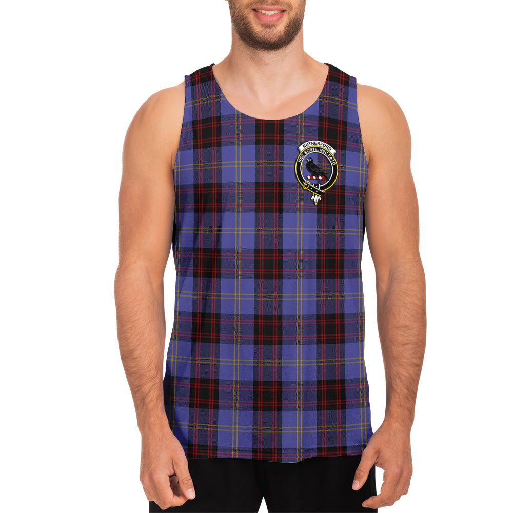 rutherford-tartan-mens-tank-top-with-family-crest