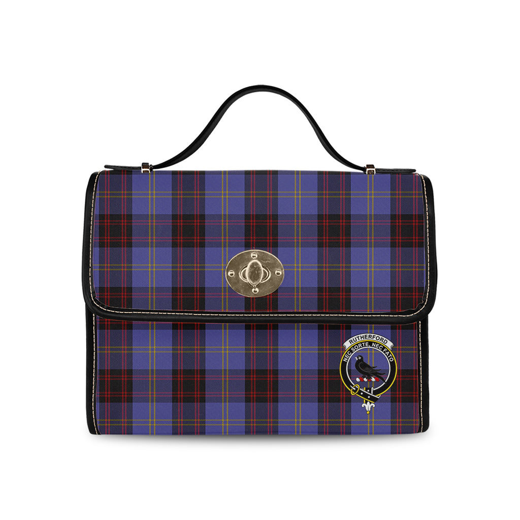 rutherford-tartan-leather-strap-waterproof-canvas-bag-with-family-crest