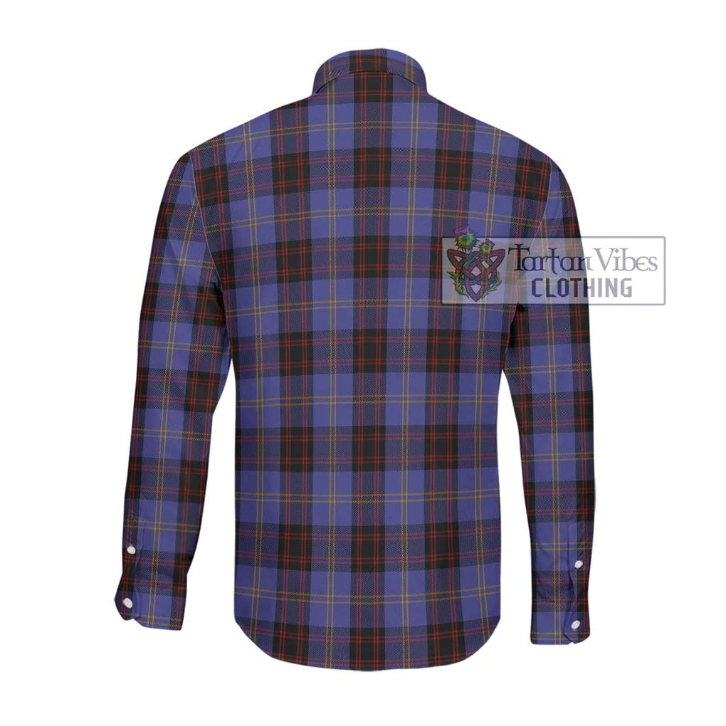 Rutherford Tartan Long Sleeve Button Shirt with Family Crest DNA In Me Style - Tartanvibesclothing Shop
