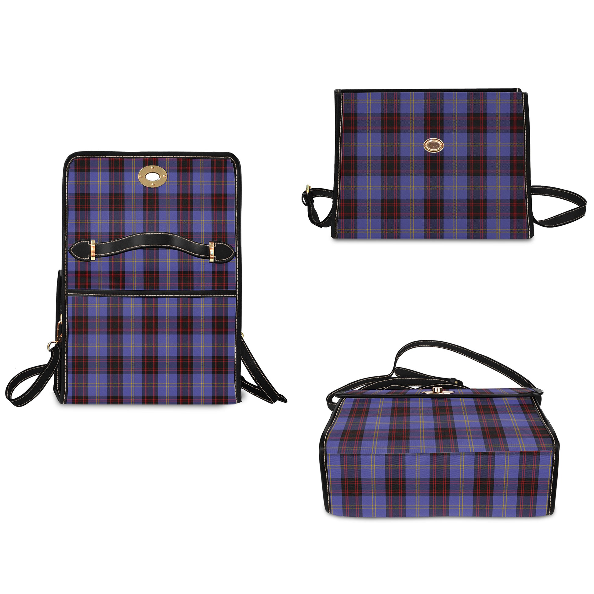 rutherford-tartan-leather-strap-waterproof-canvas-bag
