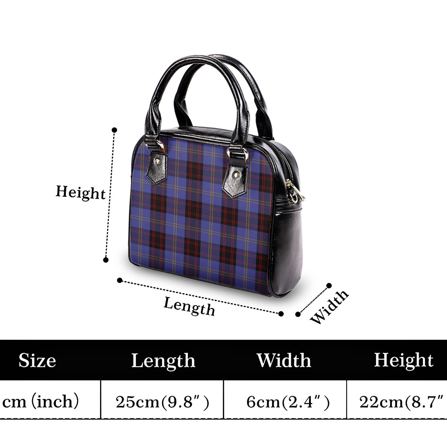 Rutherford Tartan Shoulder Handbags - Tartanvibesclothing