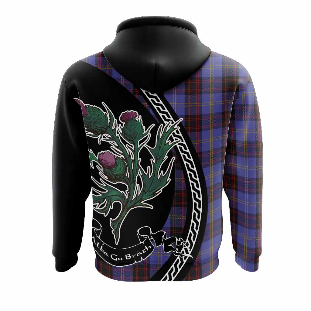 Rutherford Family Crest Tartan Hoodie Alba Thistle Inspired - Tartan Vibes Clothing