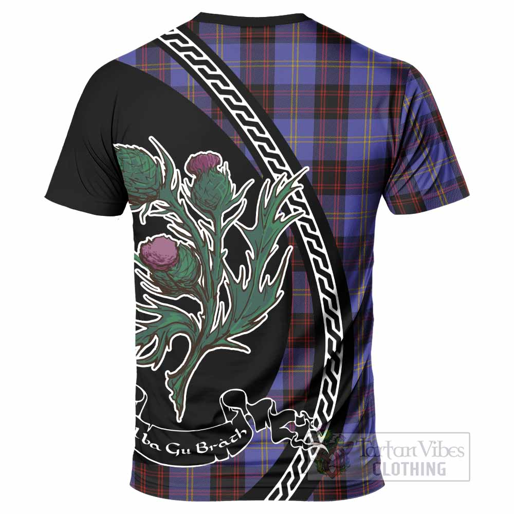 Rutherford Family Crest Tartan T-Shirt Alba Thistle Inspired - Tartan Vibes Clothing
