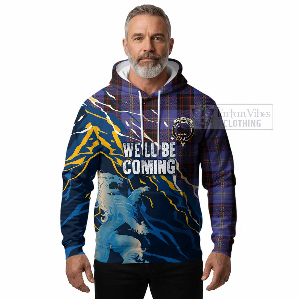 Rutherford Scotland Tartan Hoodie WC2026 Football - We'll Be Coming