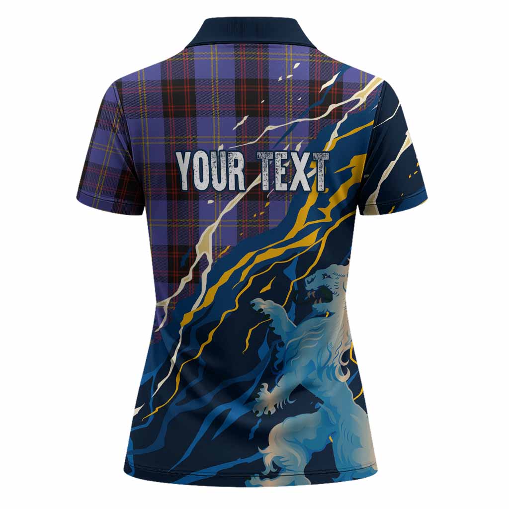 Rutherford Scotland Tartan Women Polo Shirt WC2026 Football - We'll Be Coming