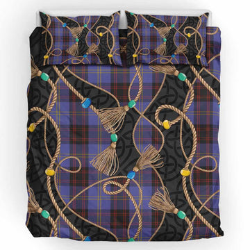 Rutherford Scottish Tartan Twisted Ropes Stylized Bedding Set UK Bedding Set UK King 91*87 inch - Tartan Vibes Clothing
