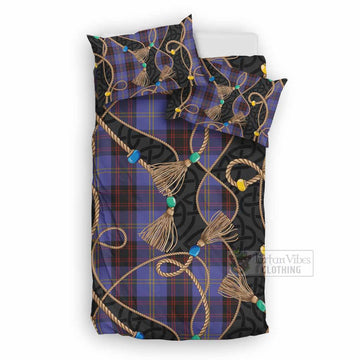 Rutherford Scottish Tartan Twisted Ropes Stylized Bedding Set UK Bedding Set UK Double 79*79 inch - Tartan Vibes Clothing