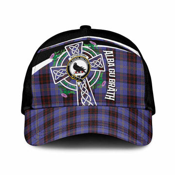 Rutherford Tartan Crest Classic Cap Scottish Thistle Celtic Cross Alba Gu Brath