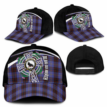 Rutherford Tartan Crest Classic Cap Scottish Thistle Celtic Cross Alba Gu Brath