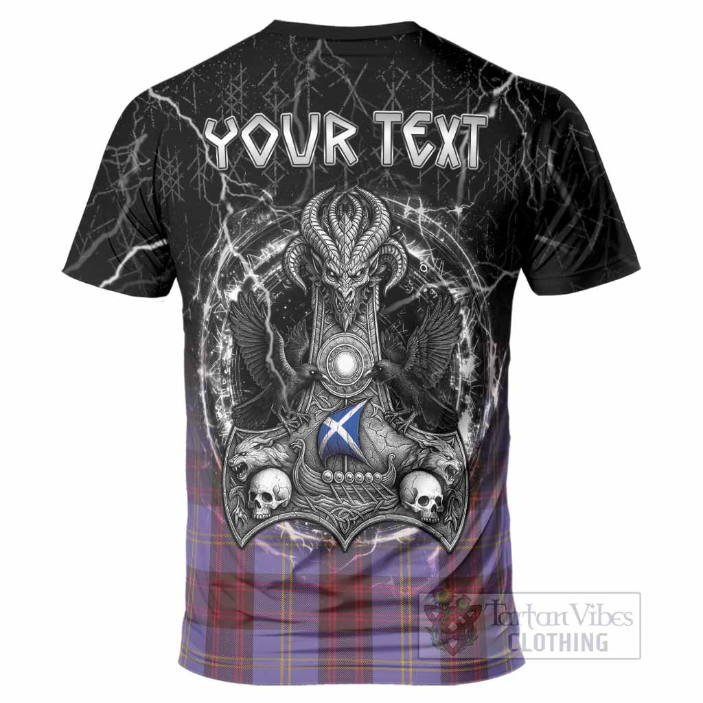 Rutherford Tartan Crest T-Shirt Celtic Odin's Raven Legacy