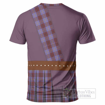 Rutherford Tartan Crest T-Shirt Kilt Costume Style