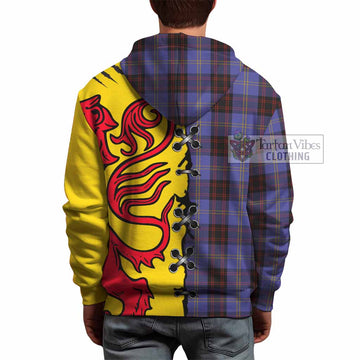 Rutherford Tartan Family Crest Hoodie Lion Rampant Honor - Tartan Vibes Clothing