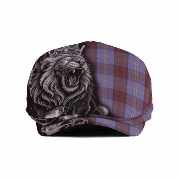 Rutherford Tartan Flat Cap, Jeff Cap Roaring Lion Heritage