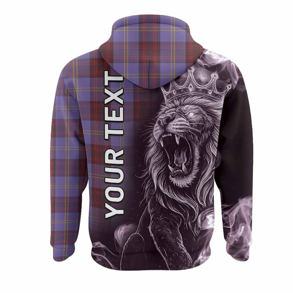 Rutherford Tartan Hoodie Roaring Lion Heritage