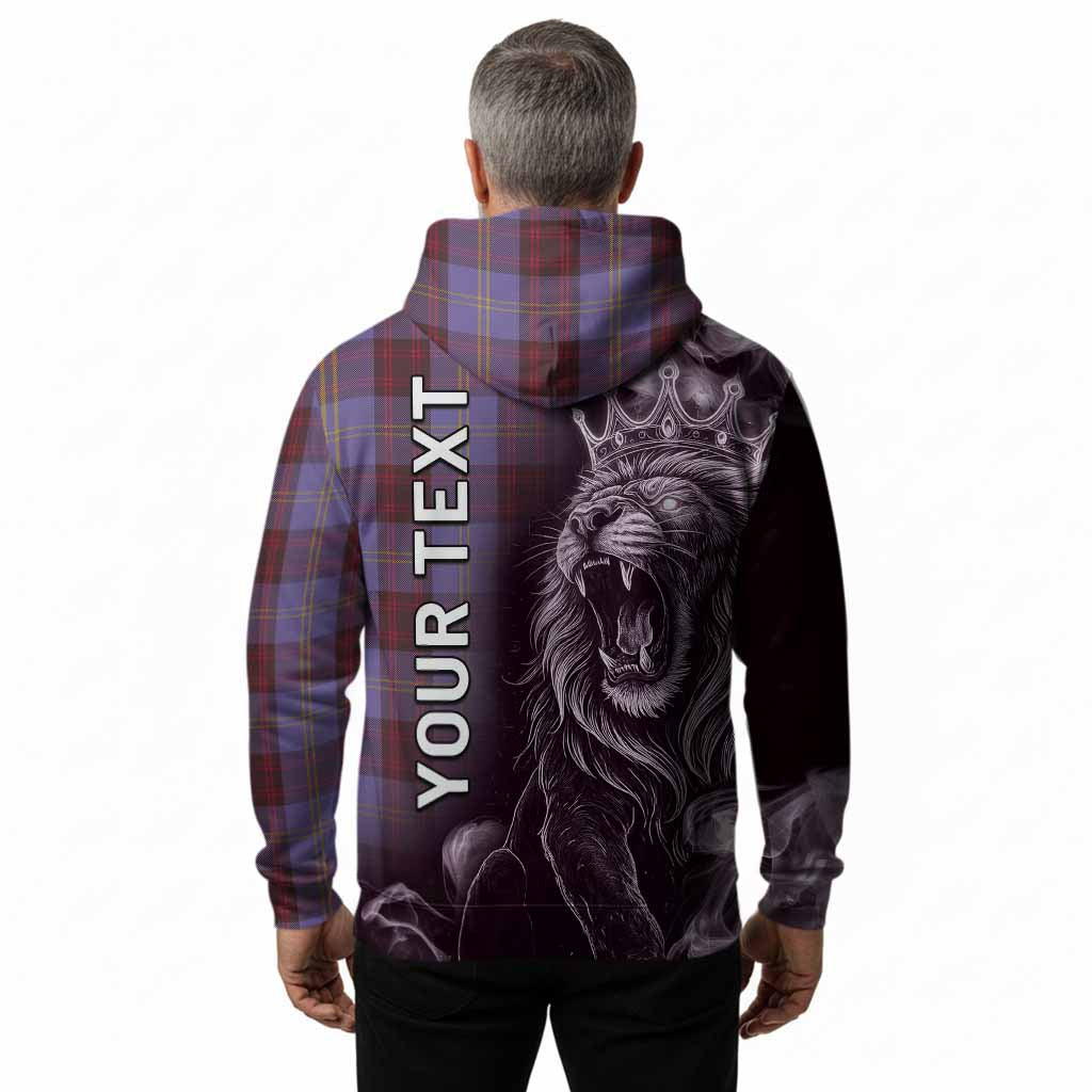 Rutherford Tartan Hoodie Roaring Lion Heritage