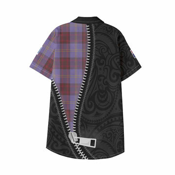 Rutherford Tartan Kid Hawaiian Shirt New Zealand Pattern Unique Zipper Stylized