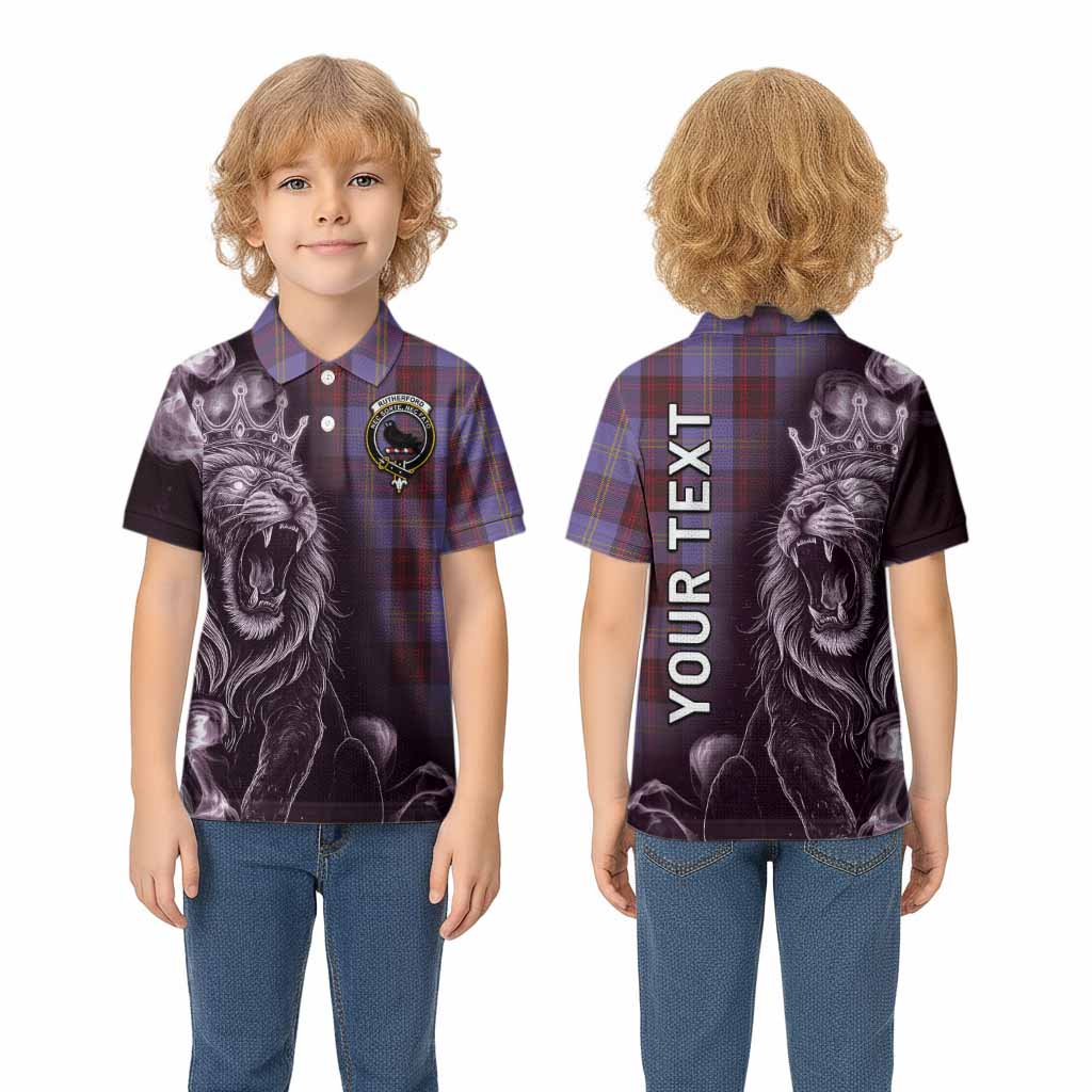 Rutherford Tartan Kid Polo Shirt Roaring Lion Heritage