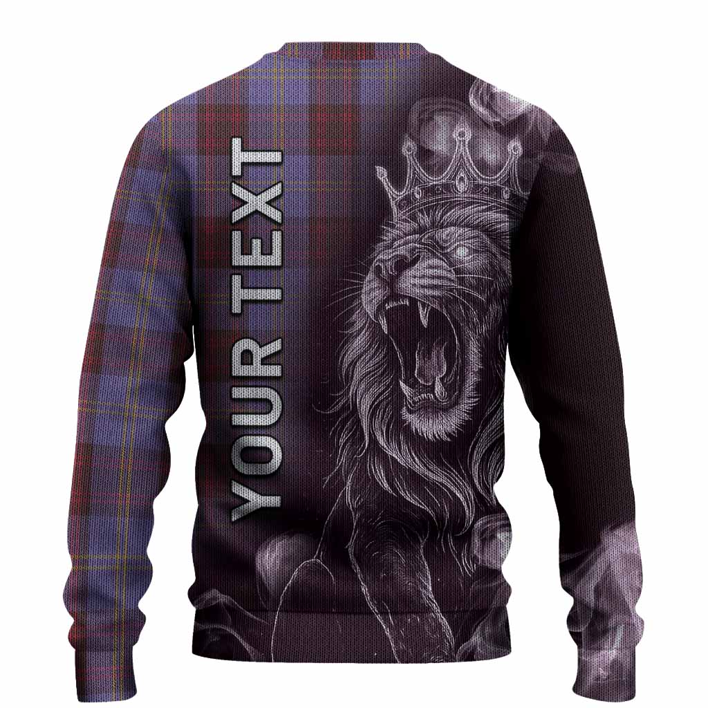Rutherford Tartan Knitted Sweater Roaring Lion Heritage