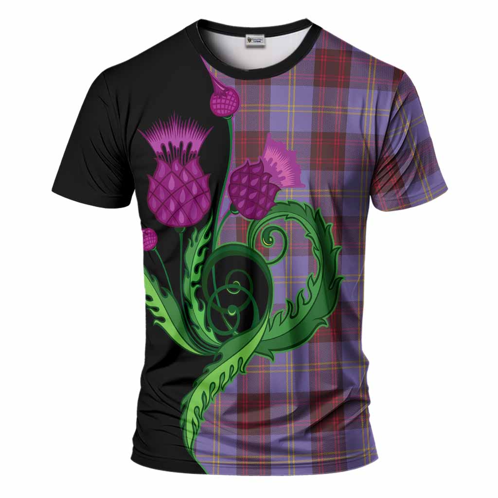 Rutherford Tartan T-Shirt Traditional Scottish Thistle