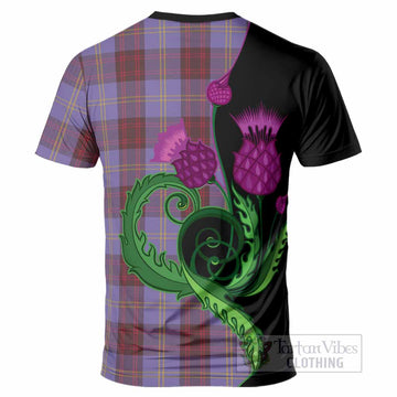 Rutherford Tartan T-Shirt Traditional Scottish Thistle