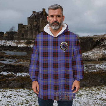 Rutherford Tartan Wearable Blanket with Family Crest - Tartan Vibes Clothing