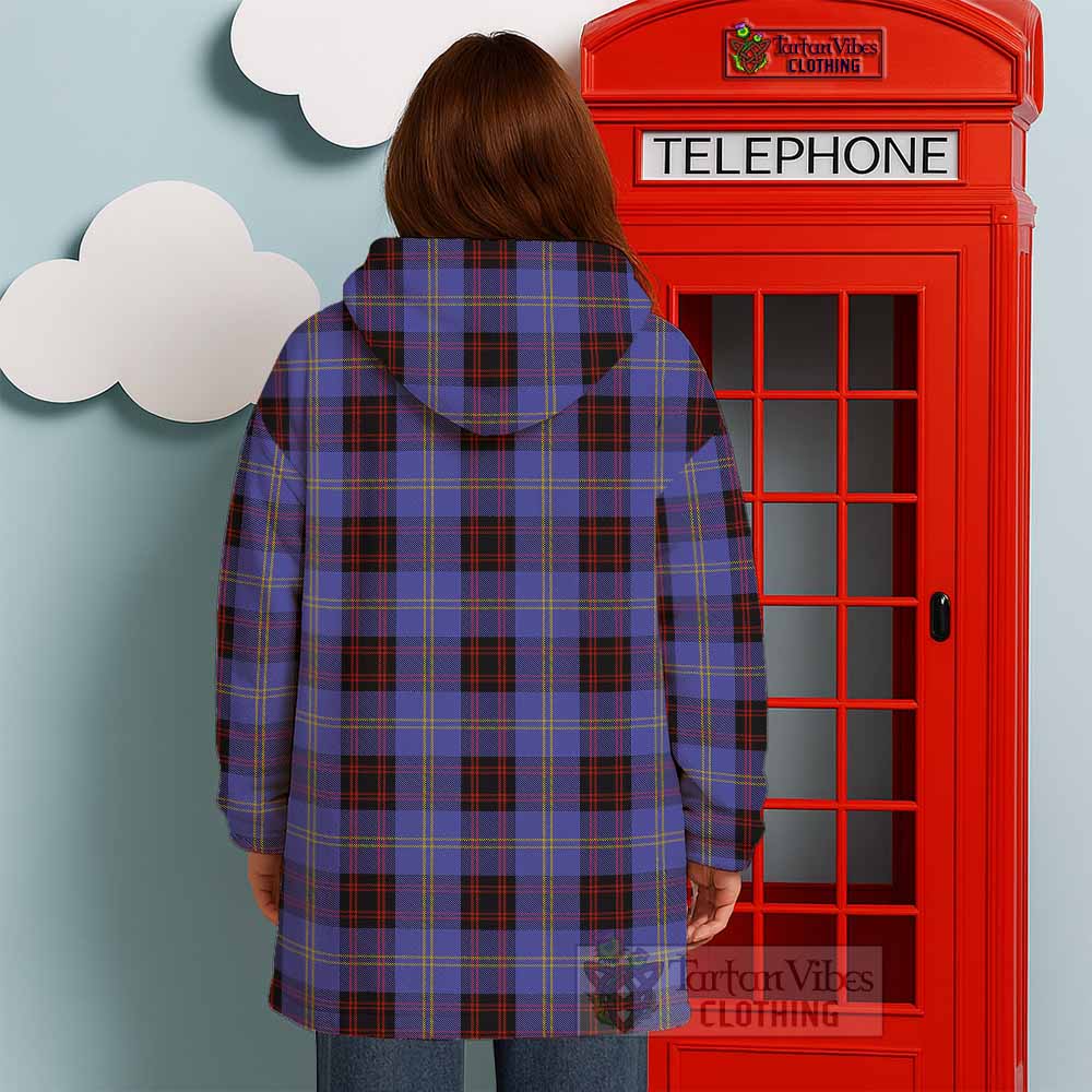Rutherford Tartan Wearable Blanket with Family Crest - Tartan Vibes Clothing