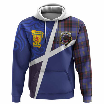 Rutherford The Scottish Football Crest Hoodie Lion-Tartan Army