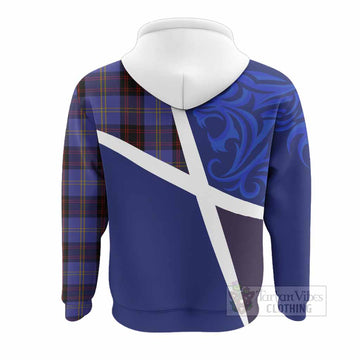 Rutherford The Scottish Football Crest Hoodie Lion-Tartan Army