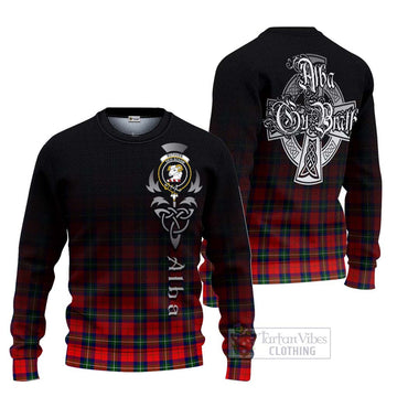 Ruthven Tartan Ugly Sweater Featuring Alba Gu Brath Family Crest Celtic Inspired Unisex - Tartan Vibes Clothing