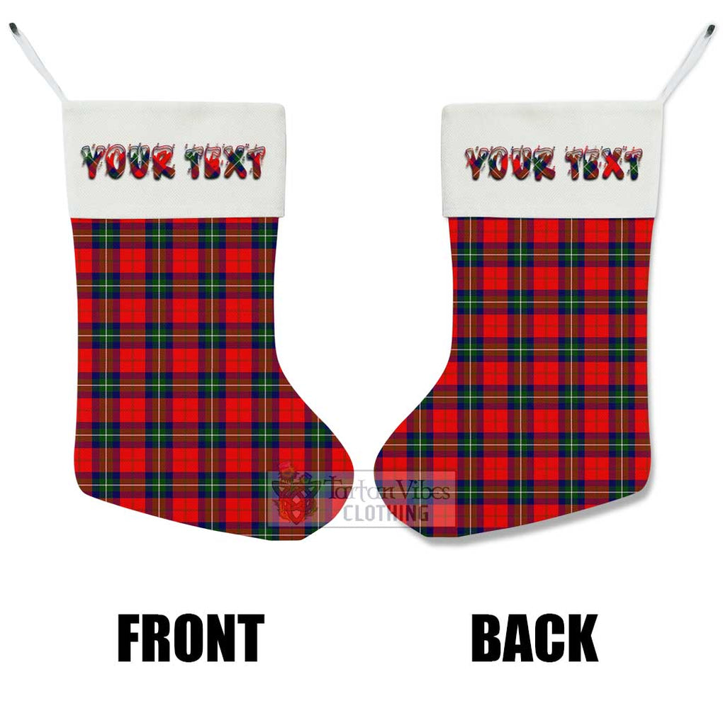 Ruthven Tartan Christmas Stocking with Personalized Text - Tartan Vibes Clothing
