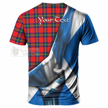Ruthven Tartan T-Shirt with Family Crest Scotland Patriotic Style