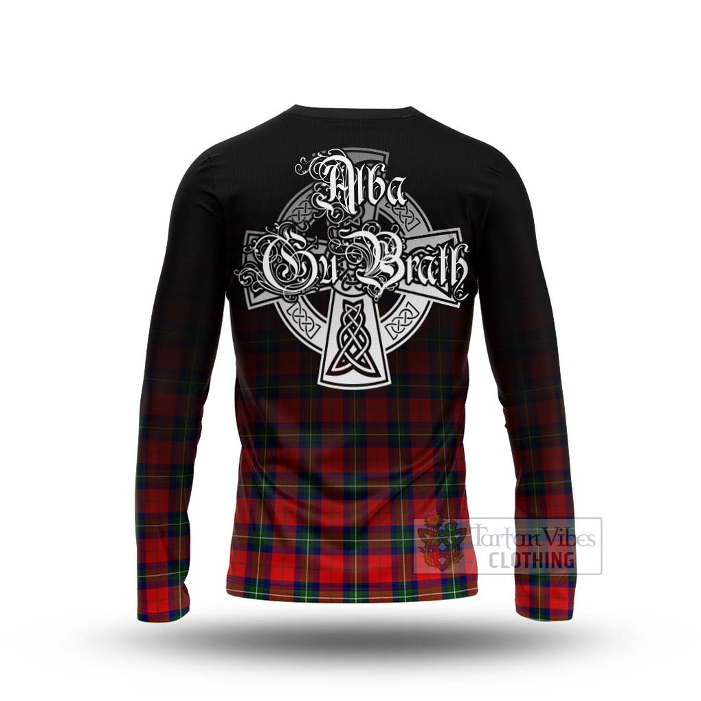 Ruthven Tartan Long Sleeve T-Shirt Featuring Alba Gu Brath Family Crest Celtic Inspired - Tartan Vibes Clothing