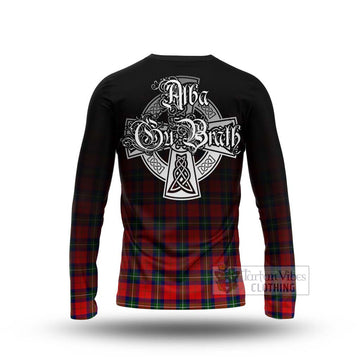 Ruthven Tartan Long Sleeve T-Shirt Featuring Alba Gu Brath Family Crest Celtic Inspired - Tartan Vibes Clothing