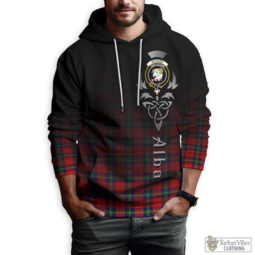 Ruthven Tartan Hoodie Featuring Alba Gu Brath Family Crest Celtic Inspired Zip Hoodie - Tartan Vibes Clothing