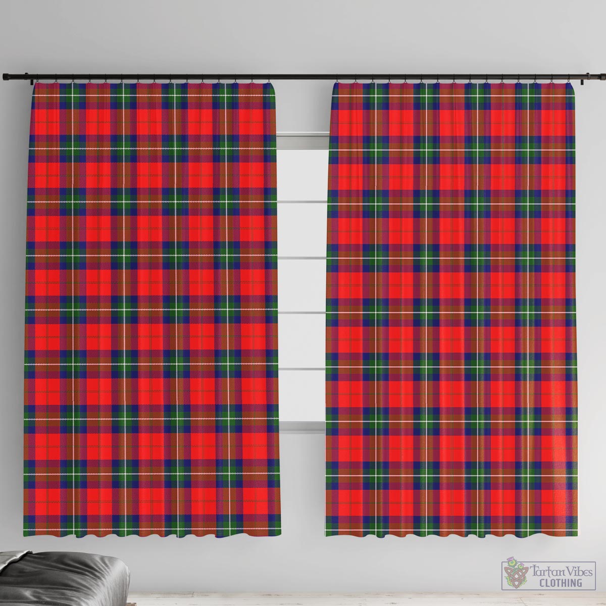 Ruthven Modern Tartan Window Curtain
