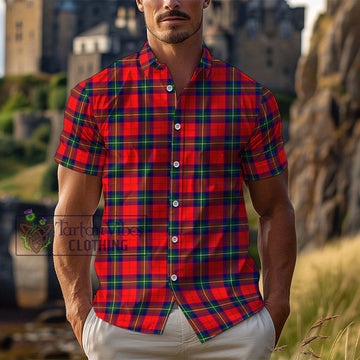 Ruthven Tartan Cotton Hawaiian Shirt Kid - Tartan Vibes Clothing
