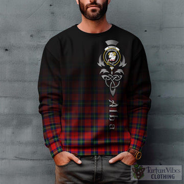 Ruthven Tartan Sweatshirt Featuring Alba Gu Brath Family Crest Celtic Inspired Unisex - Tartan Vibes Clothing