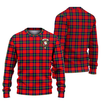 Ruthven Tartan Ugly Sweater with Family Crest Unisex - Tartan Vibes Clothing