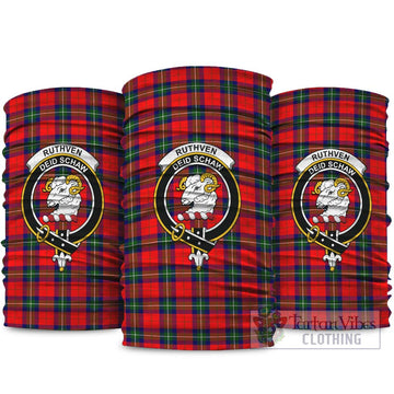 Ruthven Tartan Neck Gaiters, Tartan Bandanas, Tartan Head Band with Family Crest package One Size - Tartan Vibes Clothing