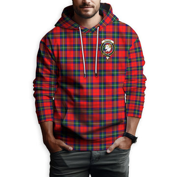 Ruthven Modern Tartan Hoodie with Family Crest