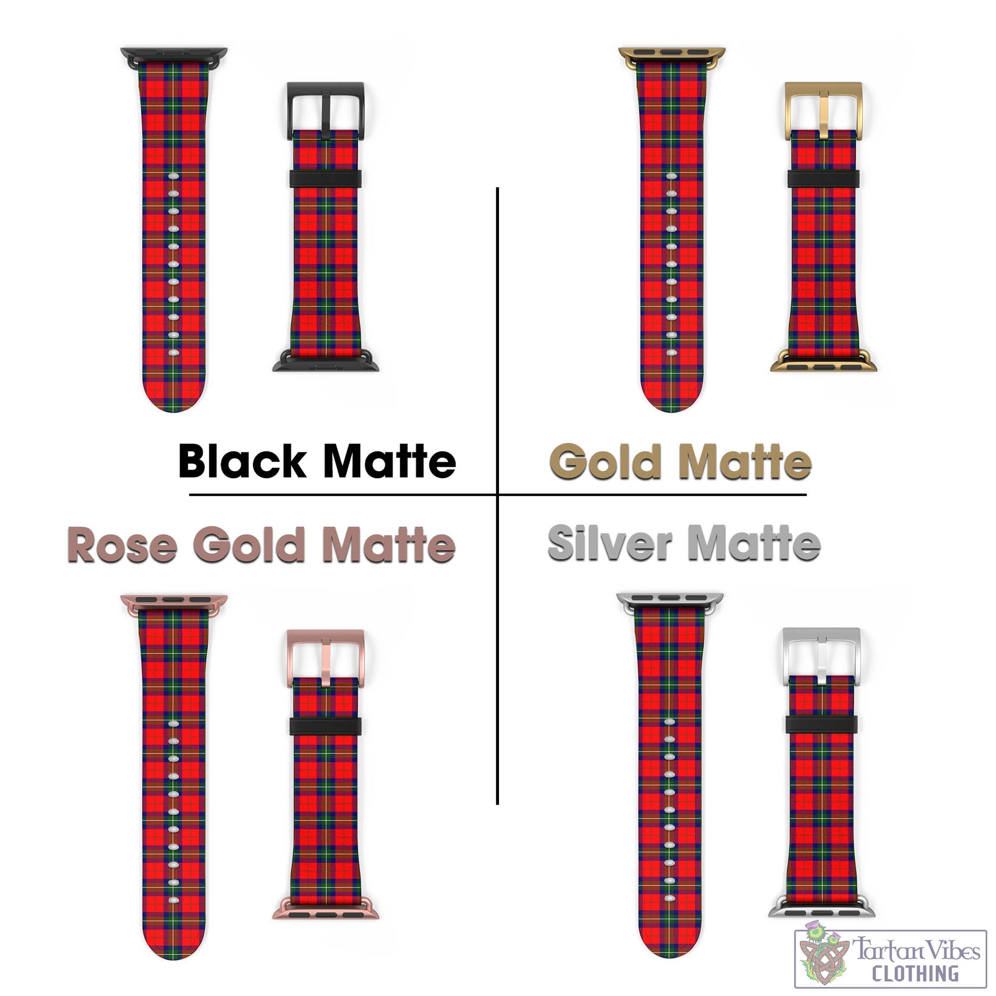 Ruthven Tartan Watch Band 42 - 45 mm - Tartan Vibes Clothing