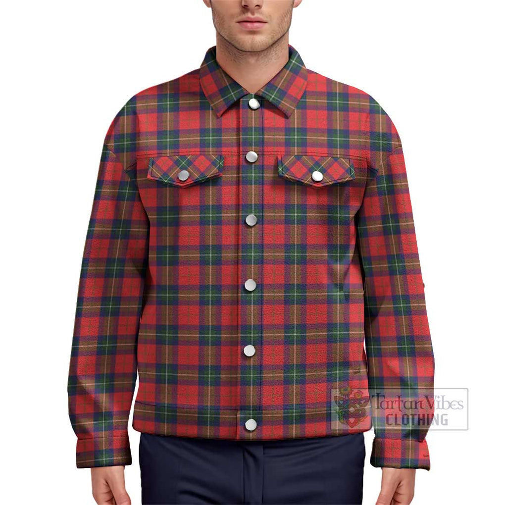 Ruthven Tartan Unisex Lapel Cotton Jacket Unisex - Tartan Vibes Clothing