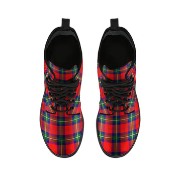 Ruthven Tartan Leather Boots - Tartan Vibes Clothing