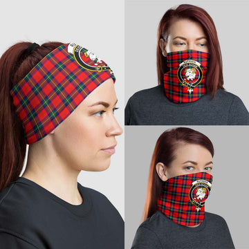 Ruthven Tartan Neck Gaiters, Tartan Bandanas, Tartan Head Band with Family Crest - Tartan Vibes Clothing