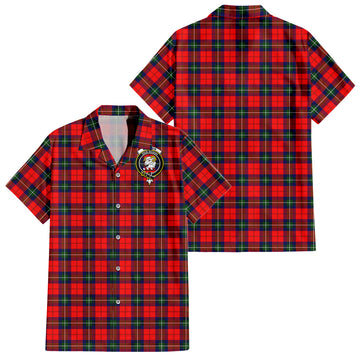 Ruthven Tartan Hawaiian Shirt with Family Crest - Tartan Vibes Clothing